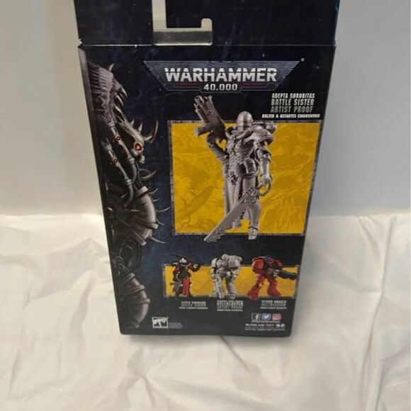 WARHAMMER 40K - MCFARLANE TOYS: ADEPTA  SORORITAS BATTLE SISTER ARTIST PROOF - Picture 2 of 2